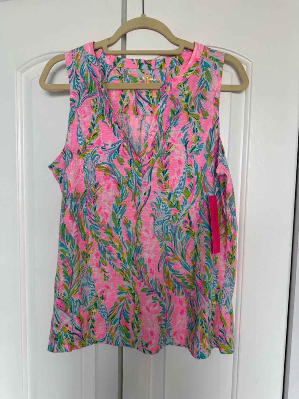 Lilly Pulitzer  DEV KNIT TOP, MULTI, UNICORN OF THE SEA XL NWT
